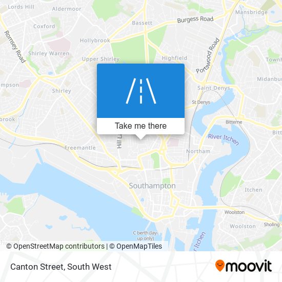 Canton Street map