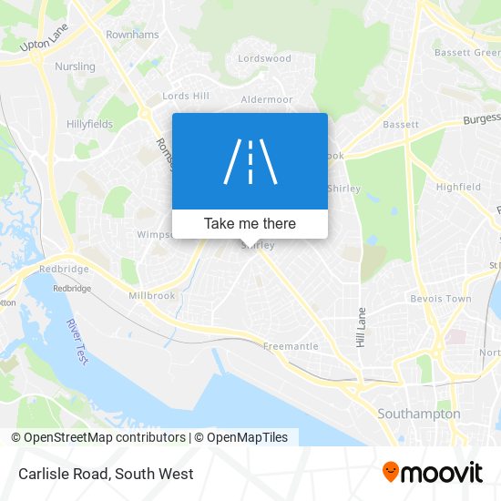 Carlisle Road map