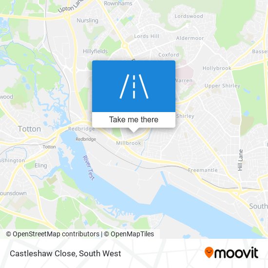 Castleshaw Close map