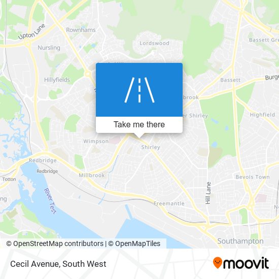 Cecil Avenue map