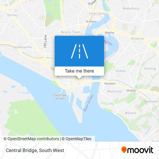Central Bridge map
