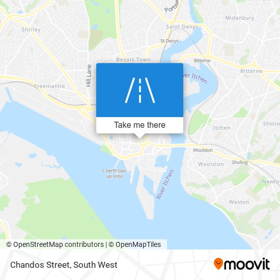 Chandos Street map