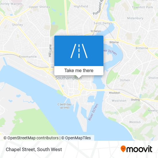 Chapel Street map