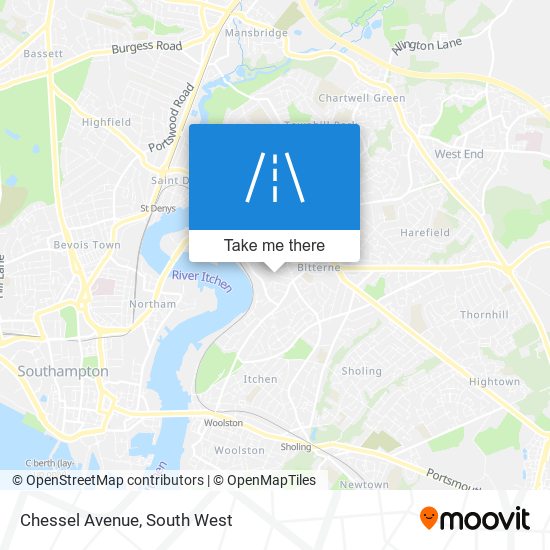 Chessel Avenue map
