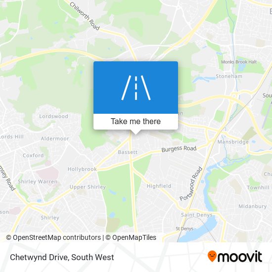 Chetwynd Drive map