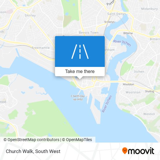Church Walk map