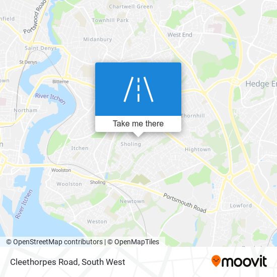 Cleethorpes Road map