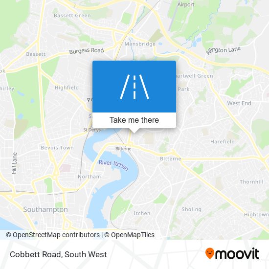 Cobbett Road map