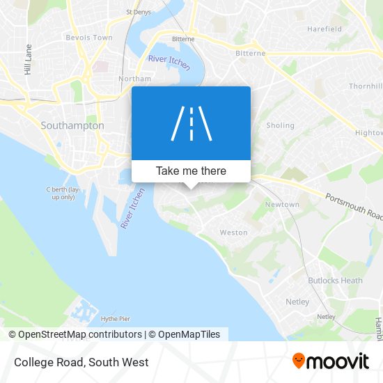 College Road map