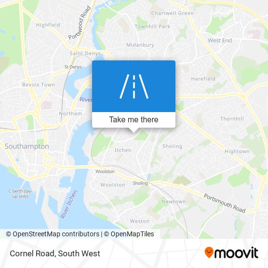 Cornel Road map