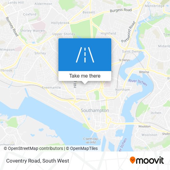 Coventry Road map