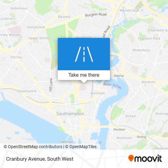 Cranbury Avenue map