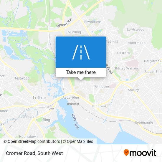 Cromer Road map