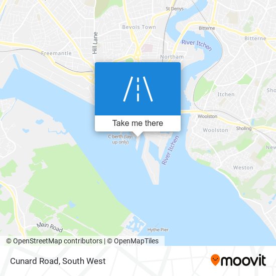 Cunard Road map