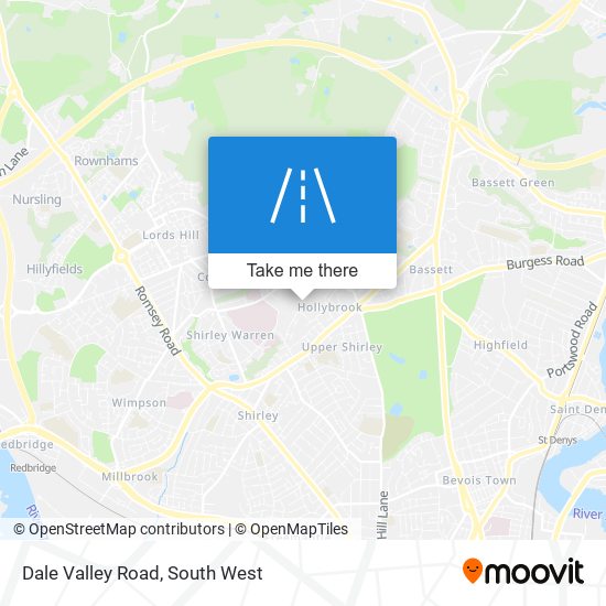 Dale Valley Road map
