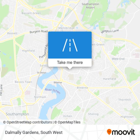 Dalmally Gardens map