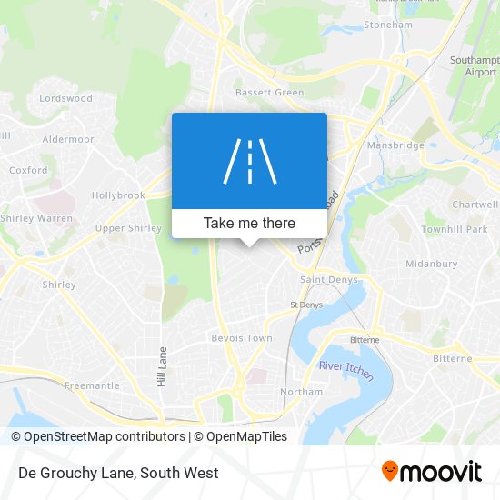 De Grouchy Lane map