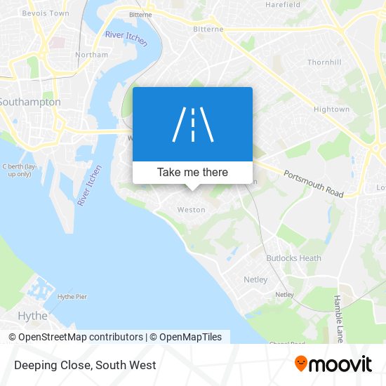 Deeping Close map
