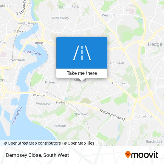 Dempsey Close map