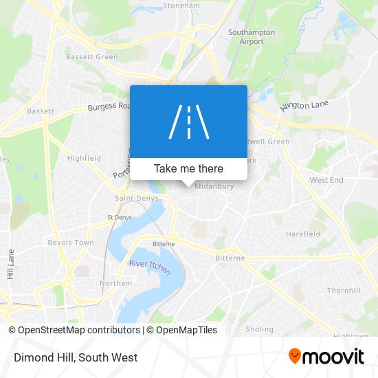 Dimond Hill map