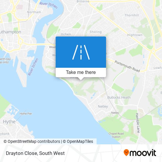 Drayton Close map