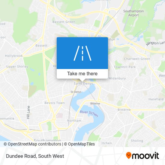 Dundee Road map