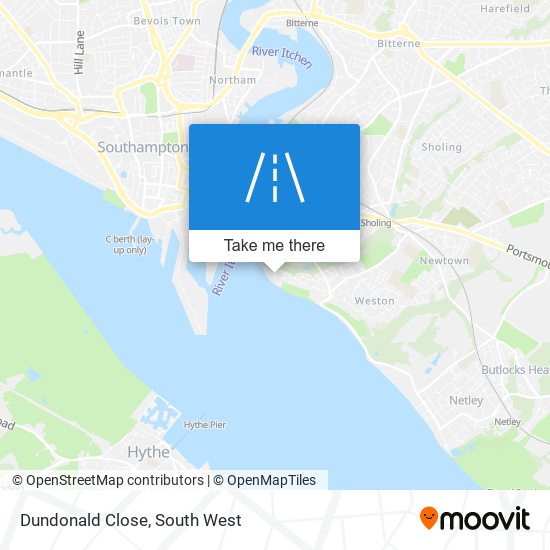 Dundonald Close map