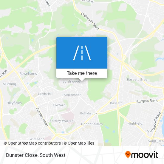 Dunster Close map