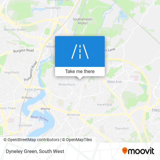 Dyneley Green map