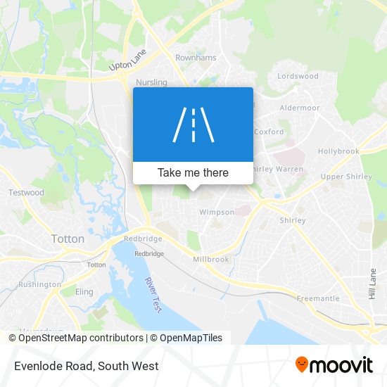 Evenlode Road map