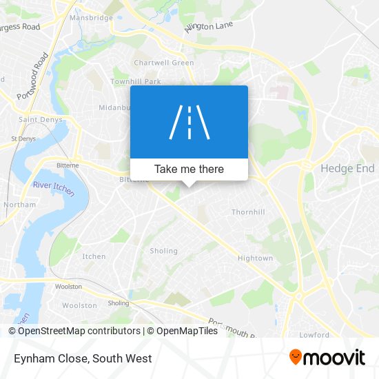 Eynham Close map