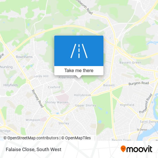 Falaise Close map