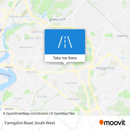 Faringdon Road map