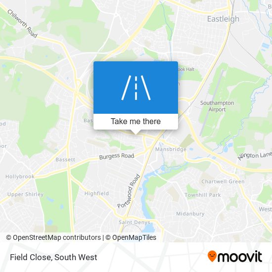 Field Close map