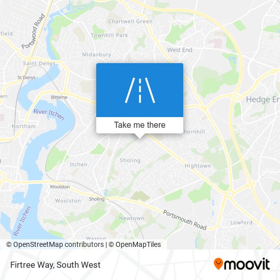 Firtree Way map