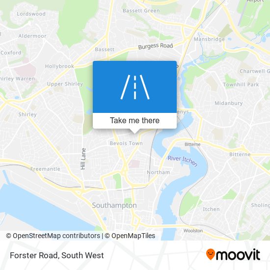 Forster Road map