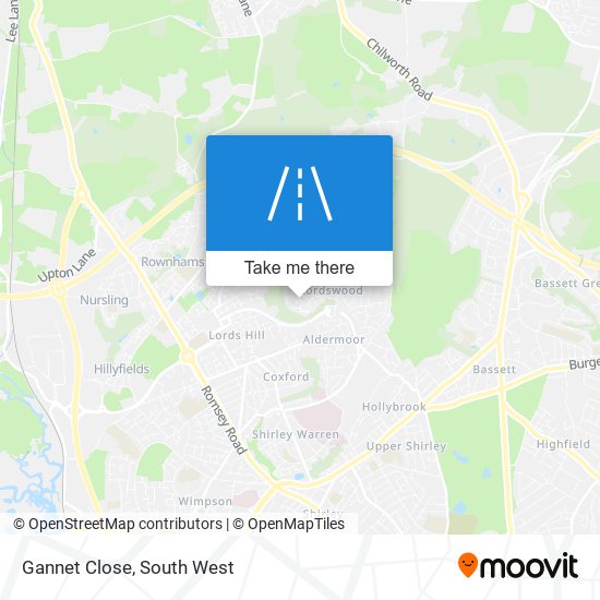 Gannet Close map