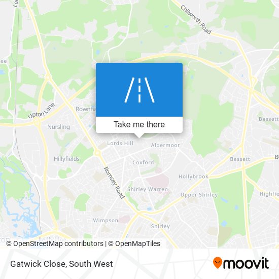 Gatwick Close map