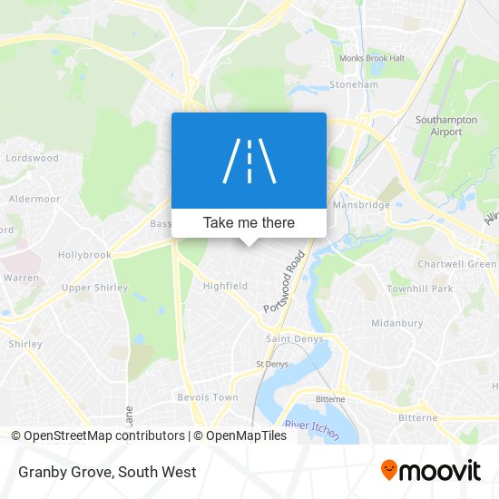 Granby Grove map