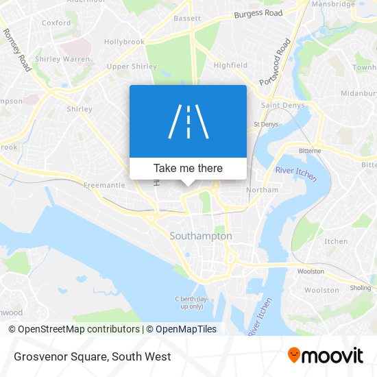 Grosvenor Square map