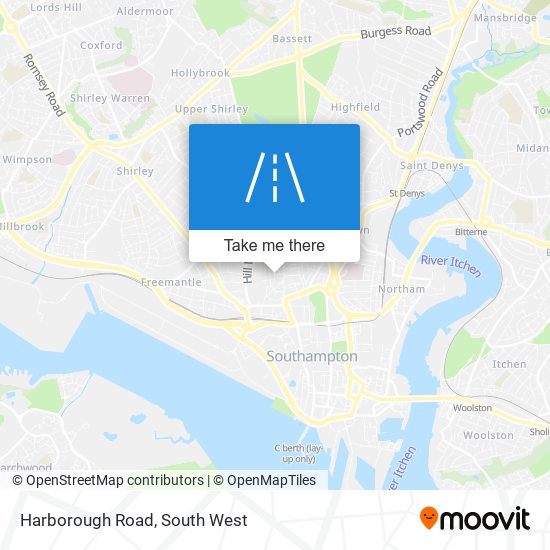 Harborough Road map