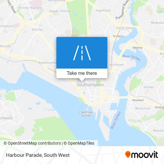 Harbour Parade map