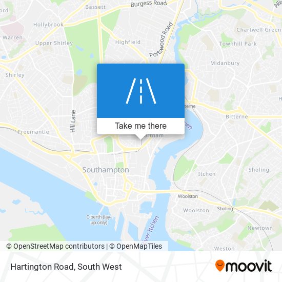 Hartington Road map