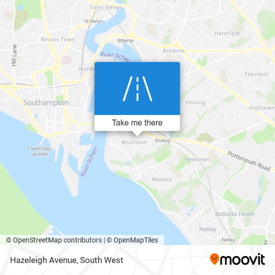 Hazeleigh Avenue map