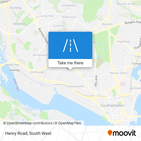 Henry Road map