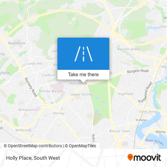 Holly Place map