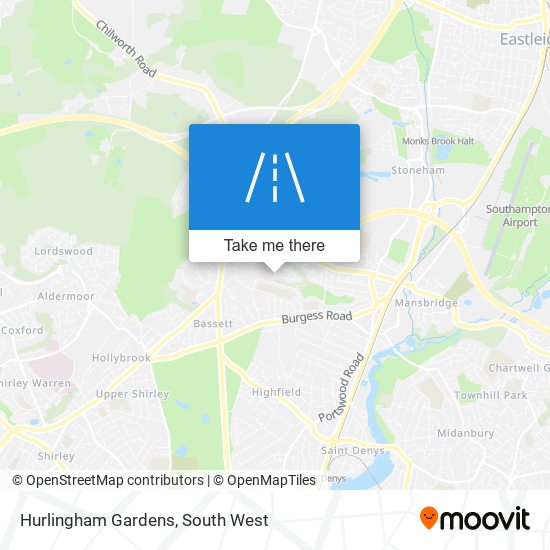Hurlingham Gardens map