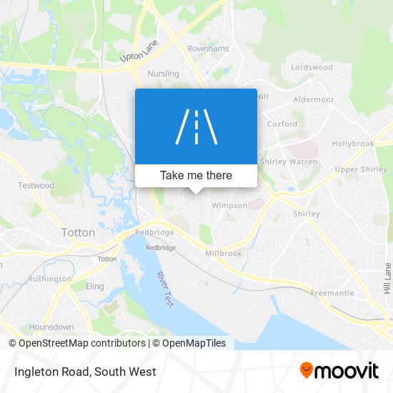 Ingleton Road map