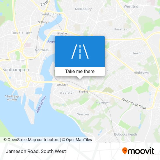 Jameson Road map