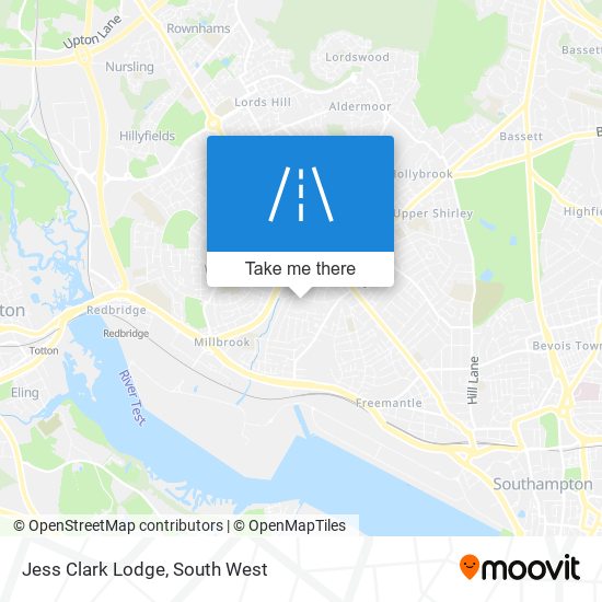 Jess Clark Lodge map